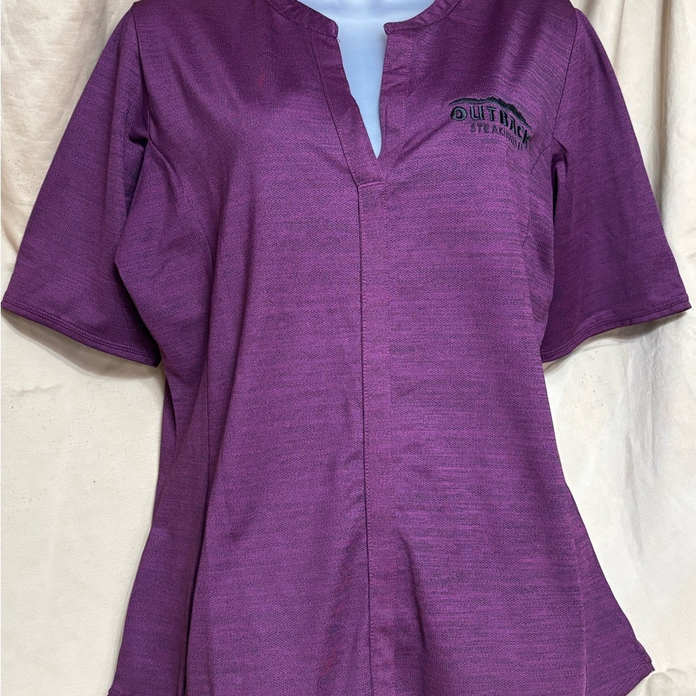 Port Authority Purple Short Sleeve Women's Tee